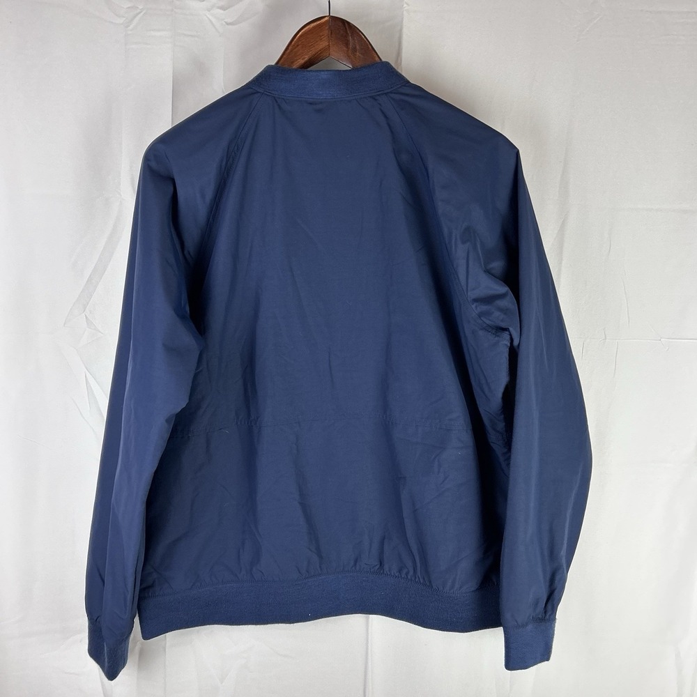 L.L. Bean Women 3-Season Bomber Jacket Size Large‎ Navy Blue 512691 - Picture 9 of 10